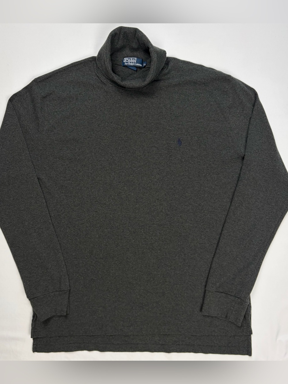 Polo by Ralph Lauren Dark Charcoal Turtleneck Long Sleeve Top